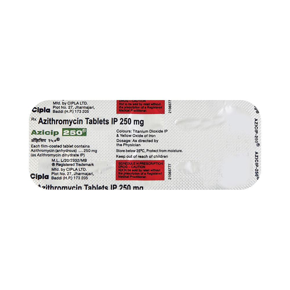 Azicip 250 Tablet