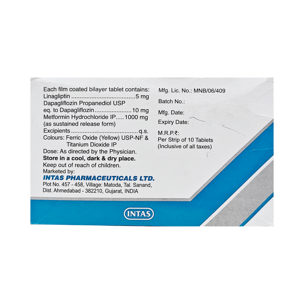 Linero-DM 1000 Tablet