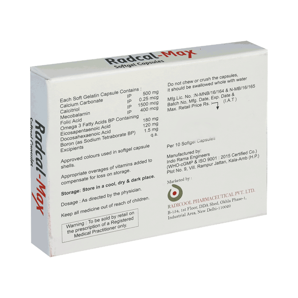 Radcal-Max Softgel Capsule