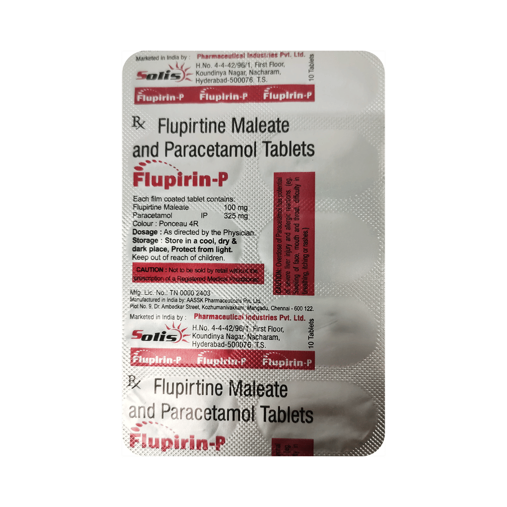 Flupirin P Tablet 100mg/325mg