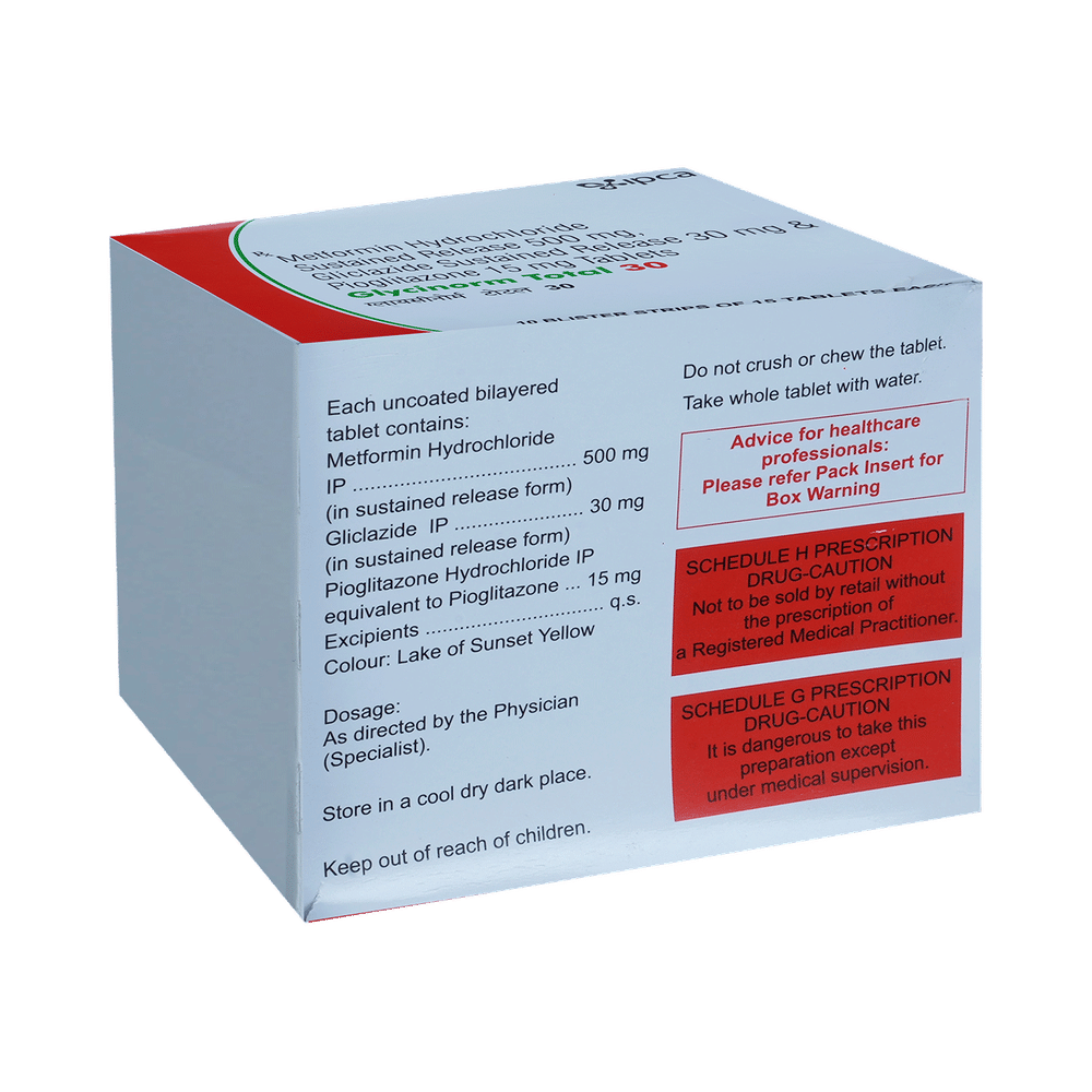 Glycinorm Total 30 Tablet SR