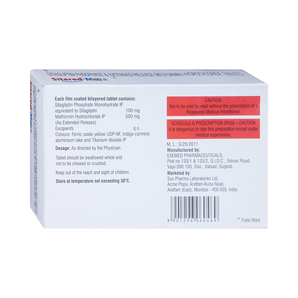 Sitared-M XR100/500 Tablet