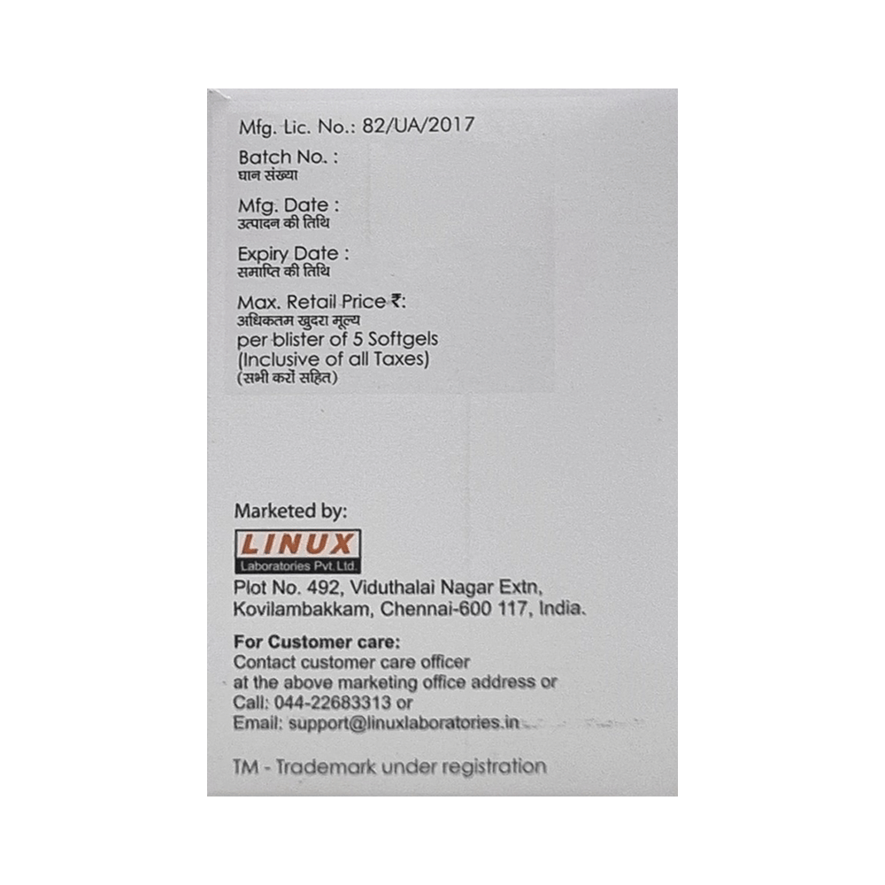 Cyclonox 50mg Soft Gelatin Capsule