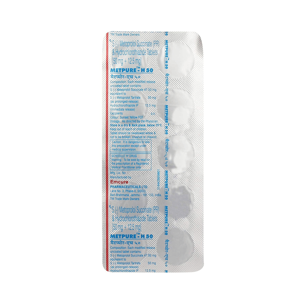 Metpure-H 50 Tablet