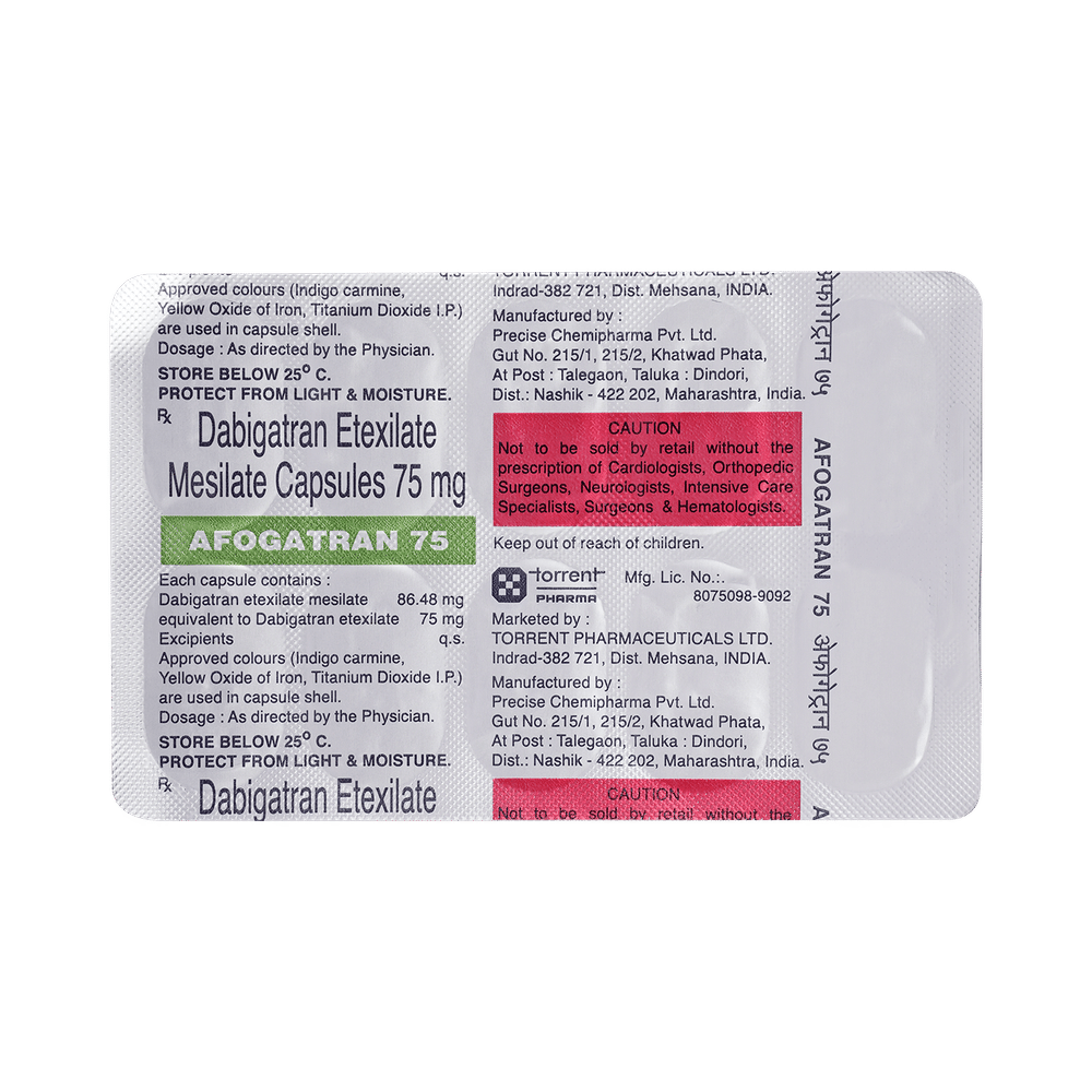 Afogatran 75mg Capsule