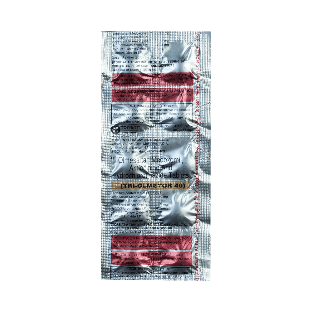 Tri-Olmetor 40 Tablet