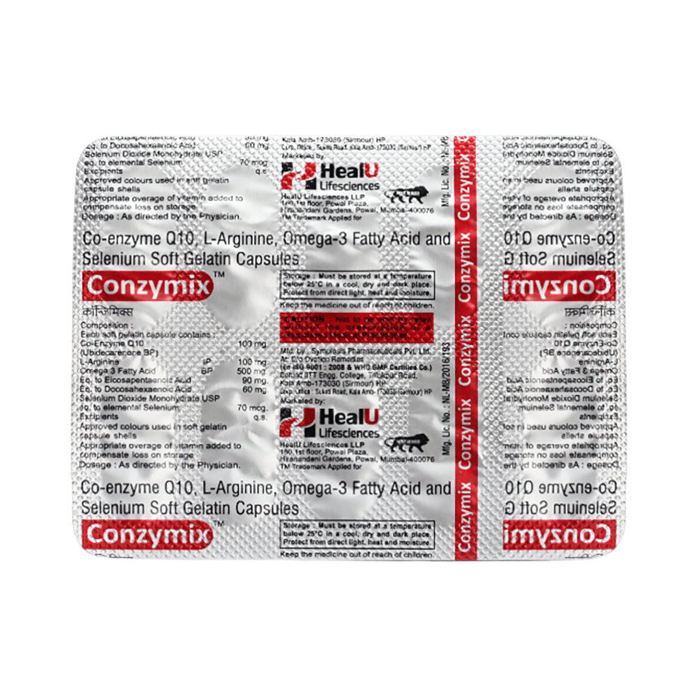 Conzymix Soft Gelatin Capsule