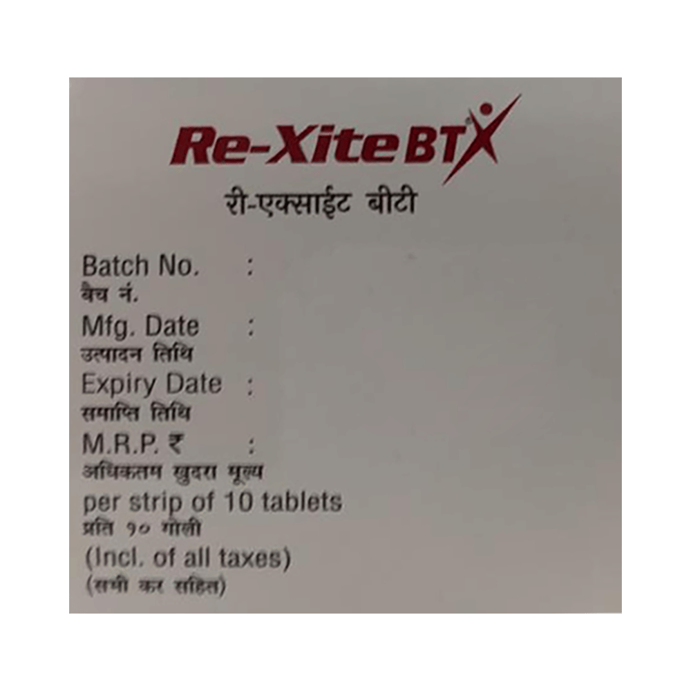 Re-Xite BT Sublingual tablet