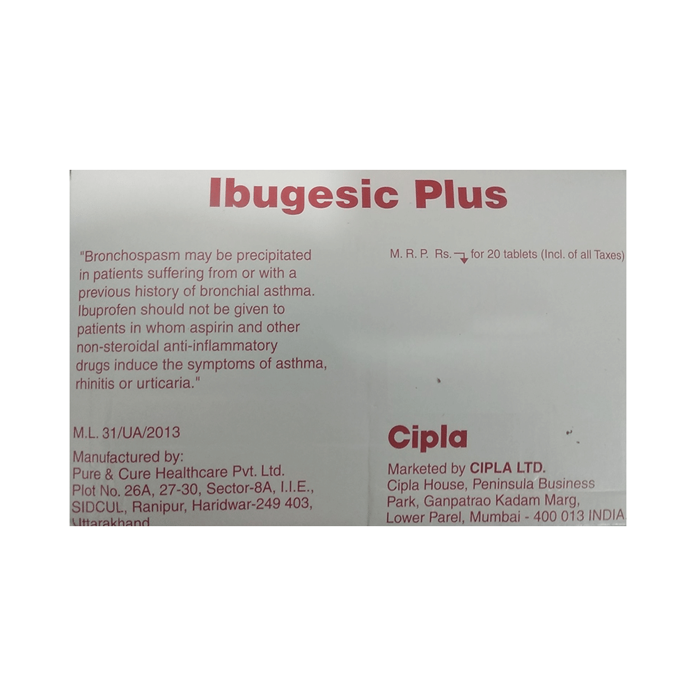 IBUgesic Plus Tablet
