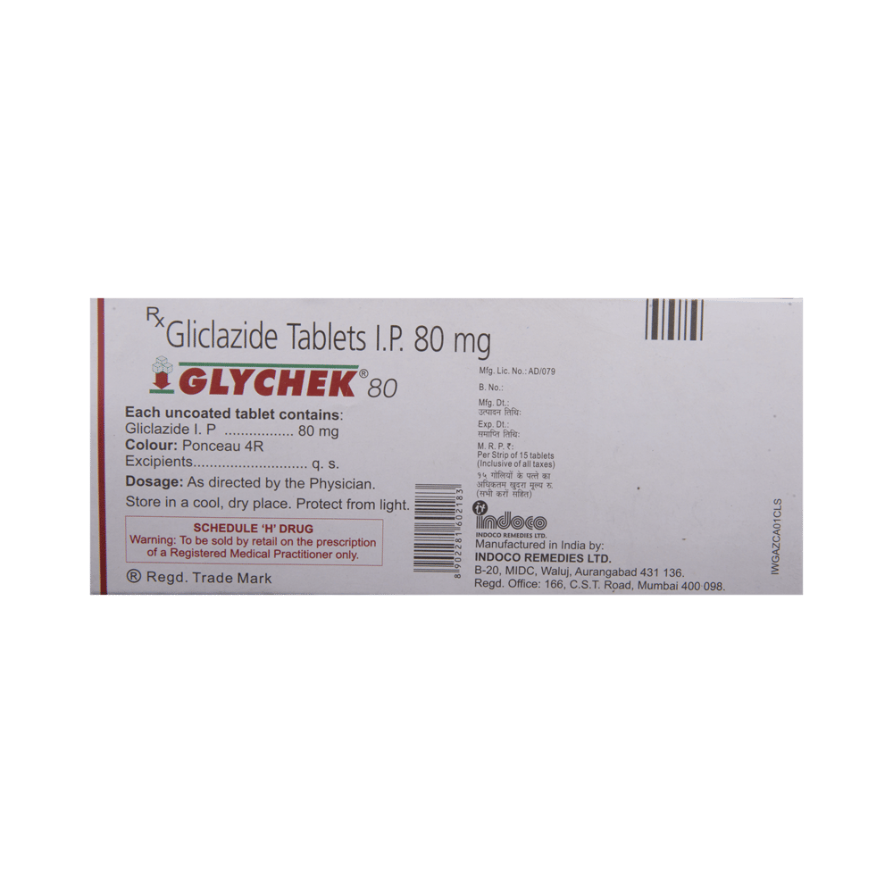 Glychek 80 Tablet