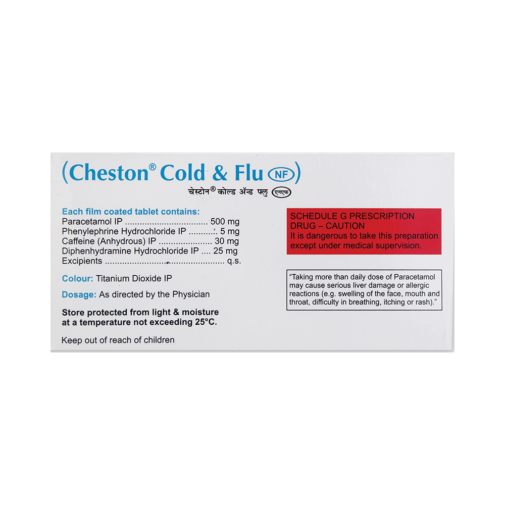 Cheston Cold and Flu NF Tablet