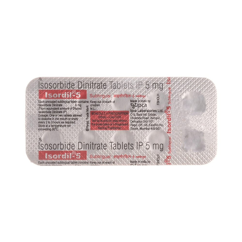 Isordil 5 Sublingual tablet