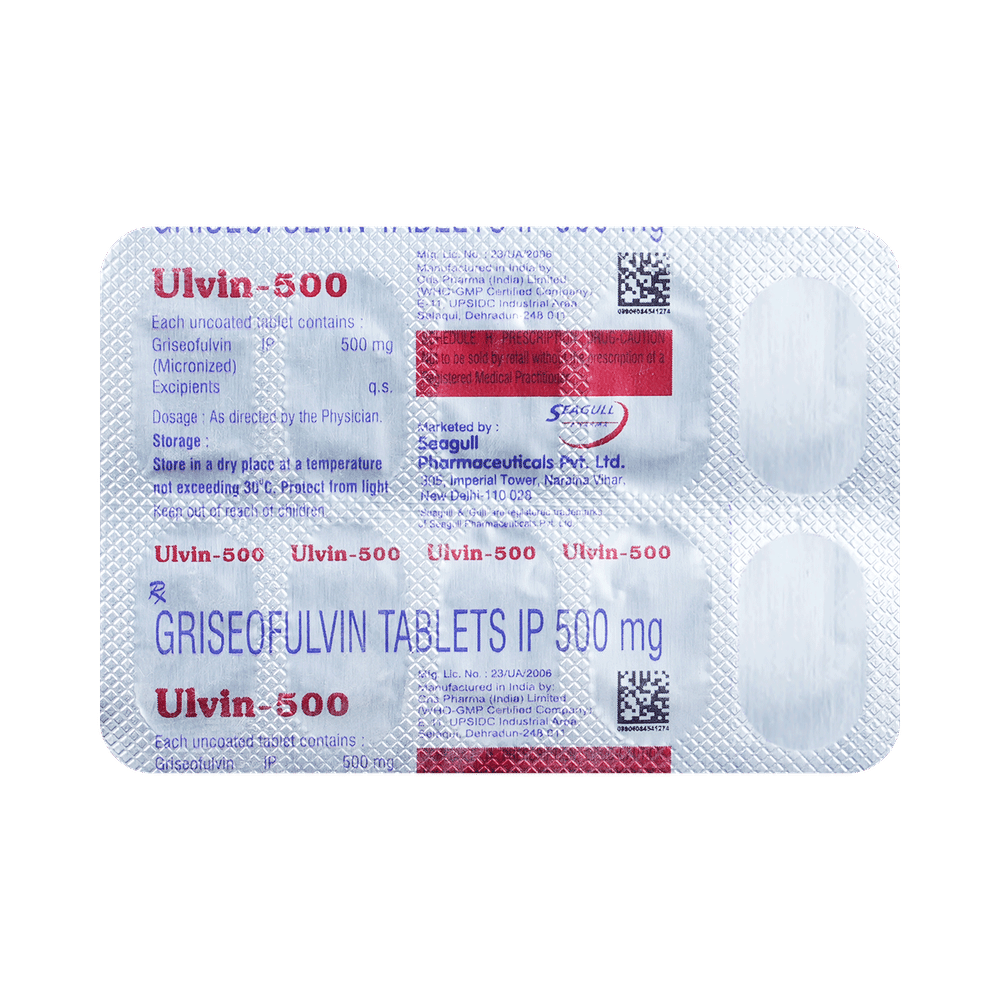 Ulvin 500 Tablet