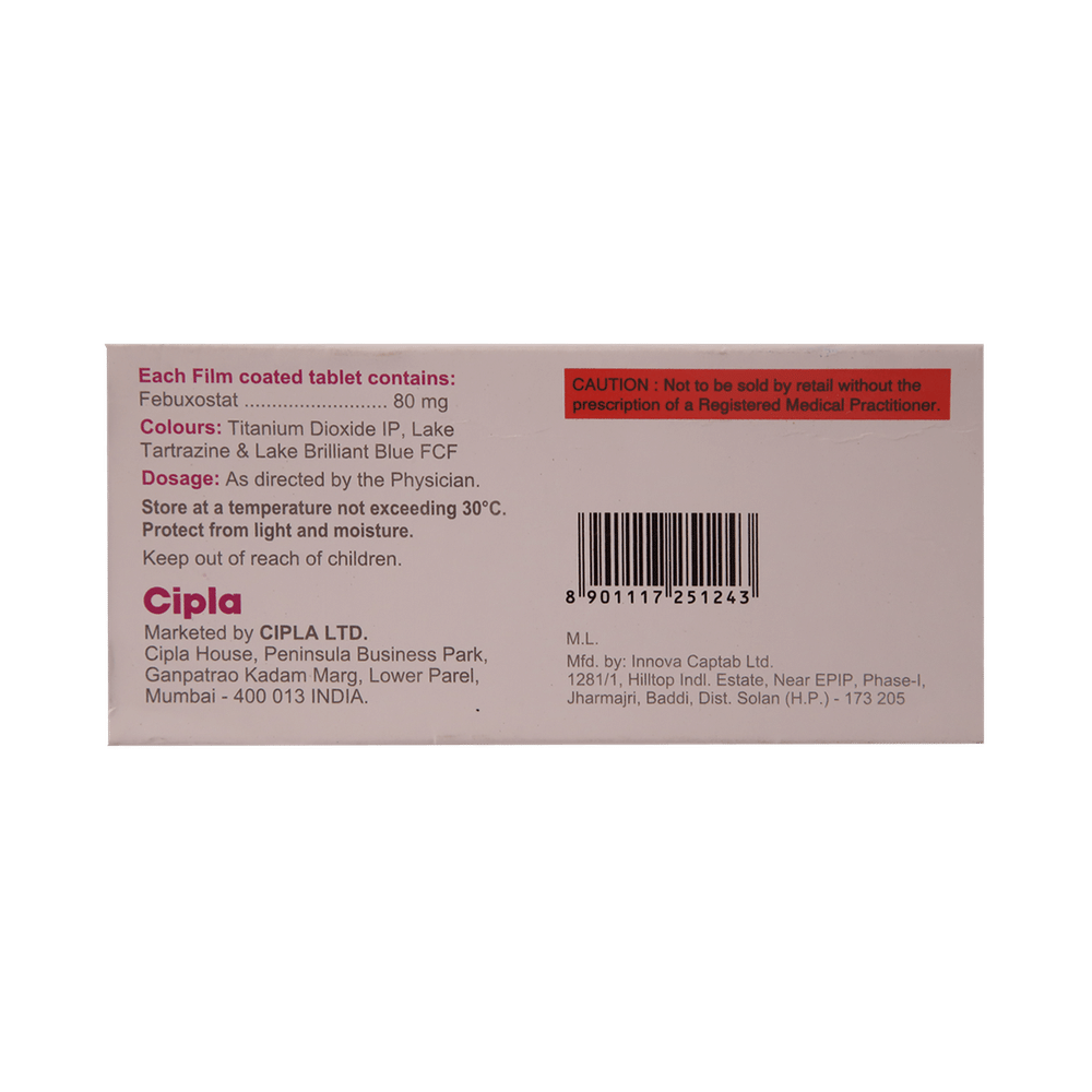 Febutec 80mg Tablet