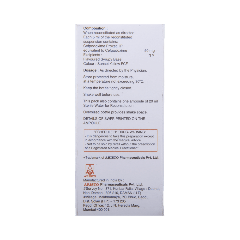 Monocef-O 50 Oral Suspension