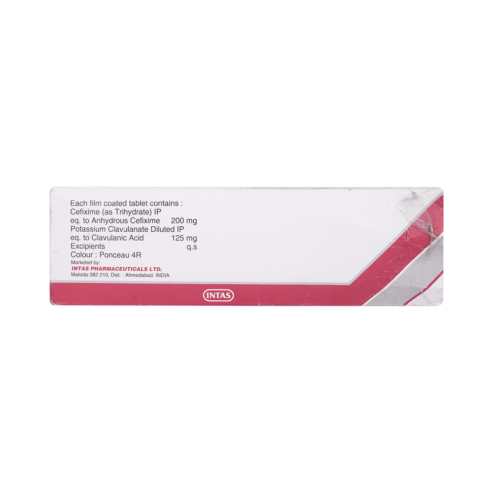 Ceftas CV 200 mg/125 mg Tablet