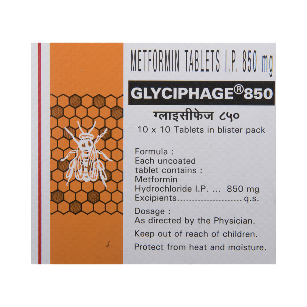 Glyciphage 850 Tablet
