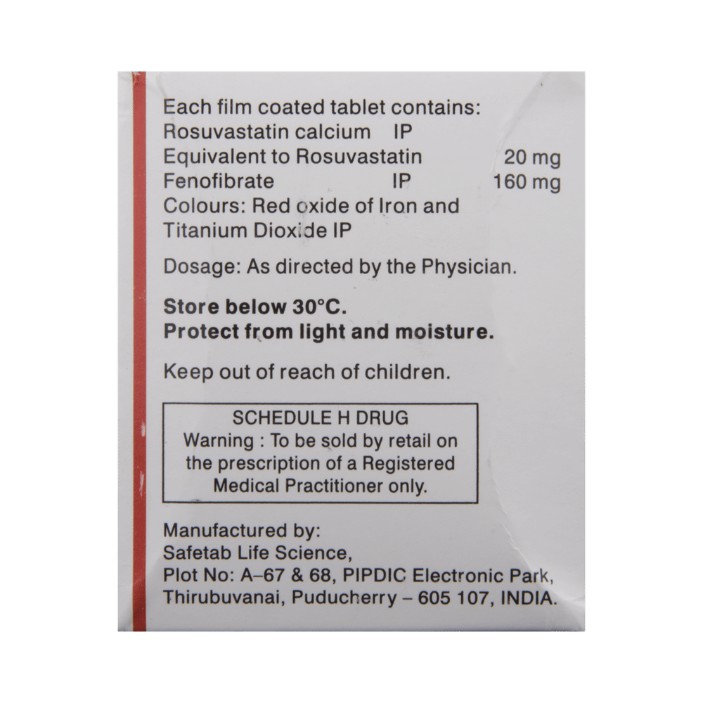 Novastat-TG 20 Tablet