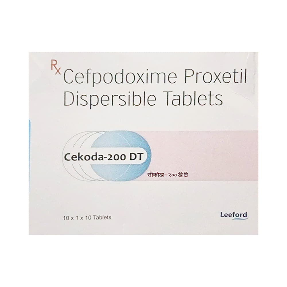 Cekoda 200mg Tablet DT