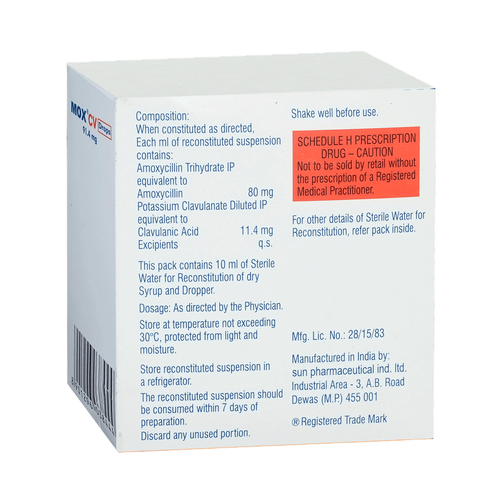 Mox CV 91.4mg Drop