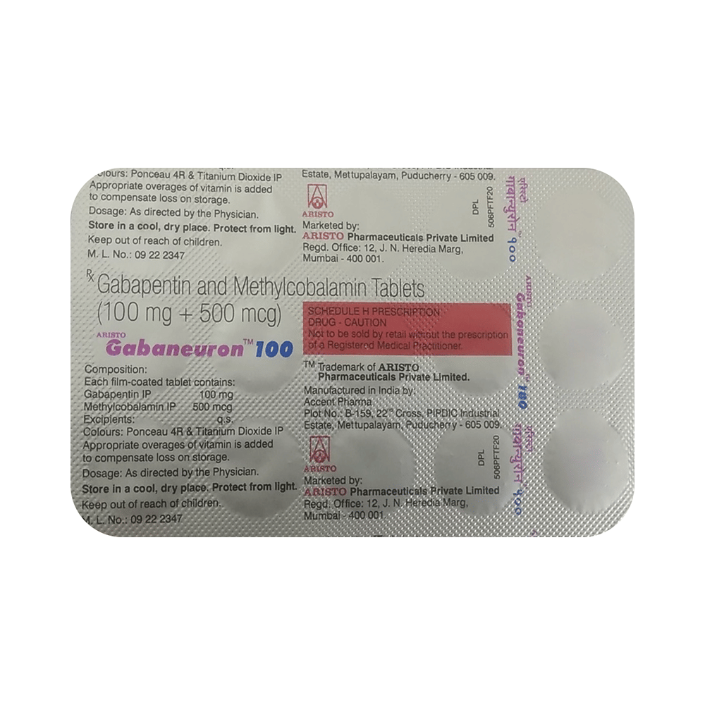 Gabaneuron 100 Tablet