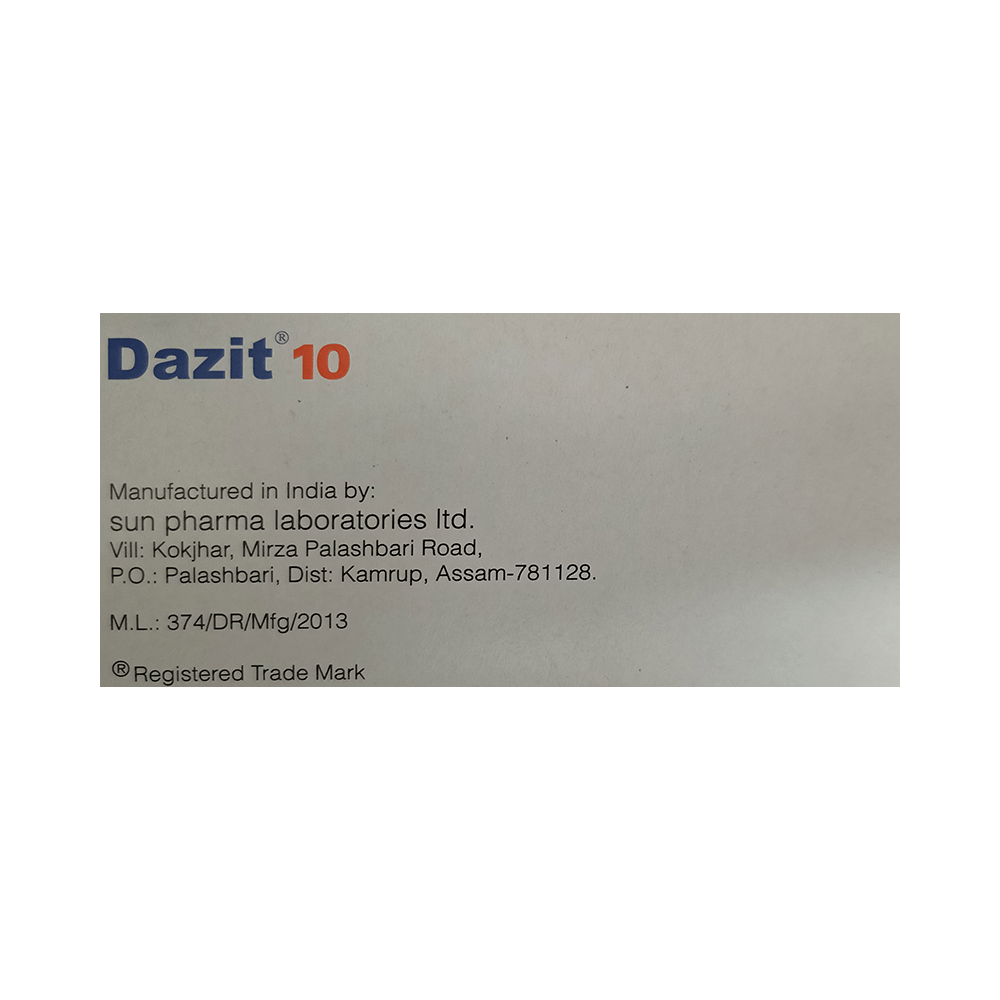 daZIT 10 Tablet