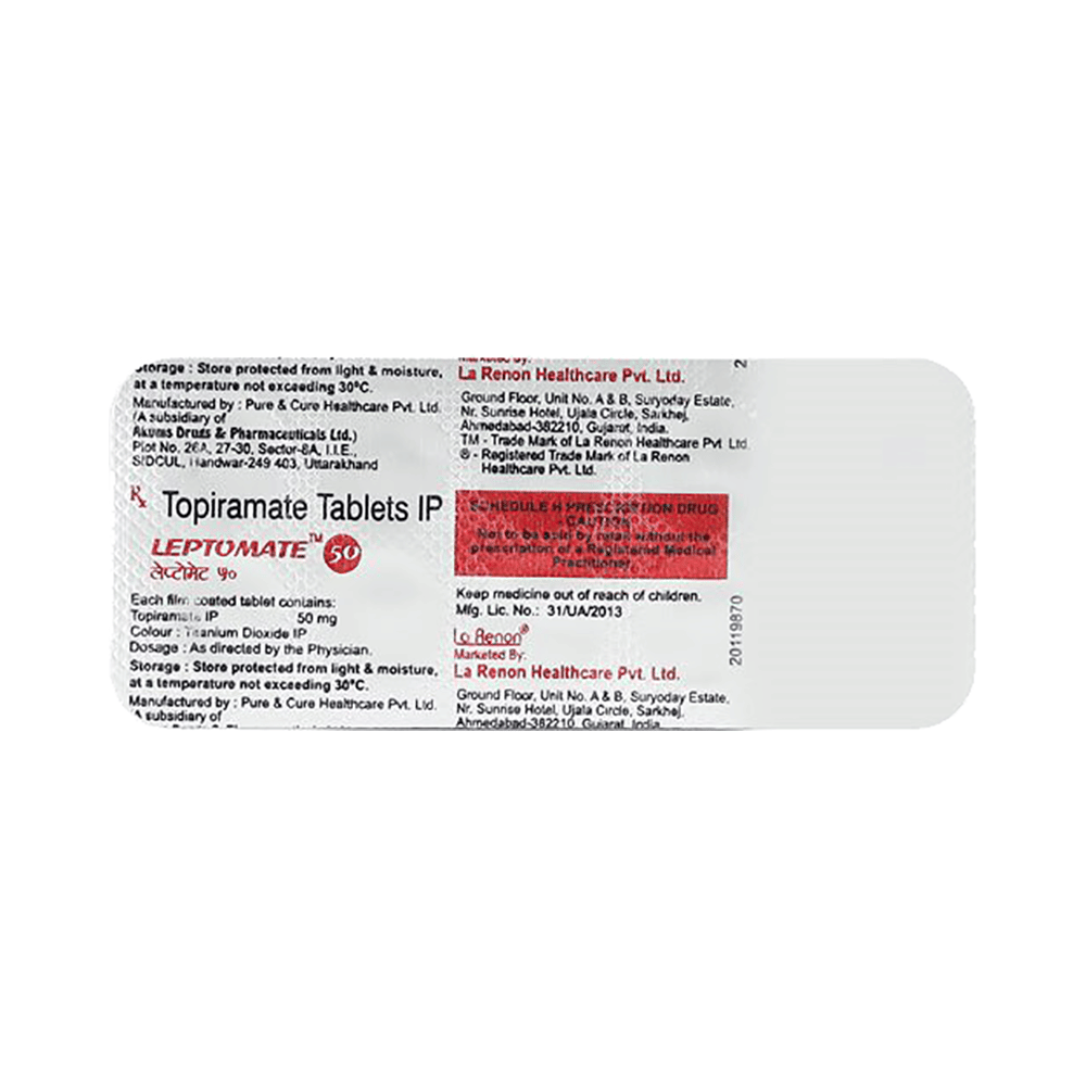 Leptomate 50 Tablet