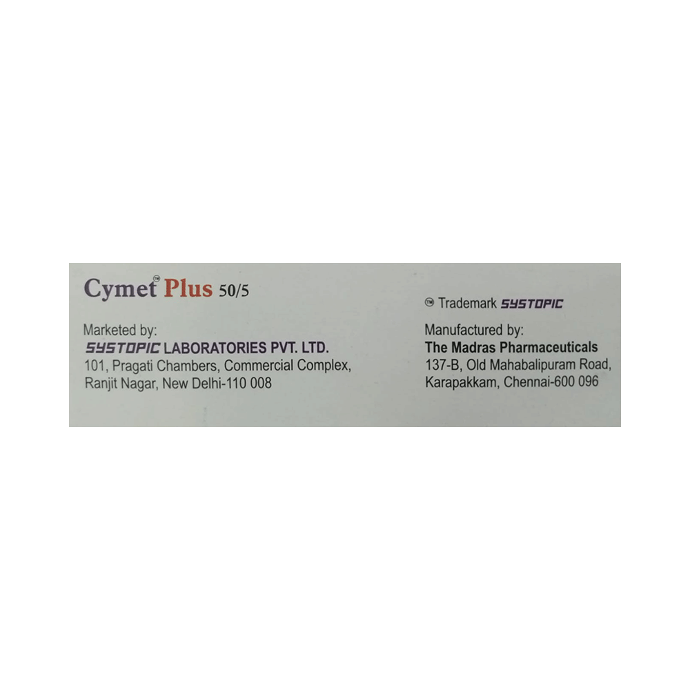 Cymet Plus 5 mg/50 mg Tablet