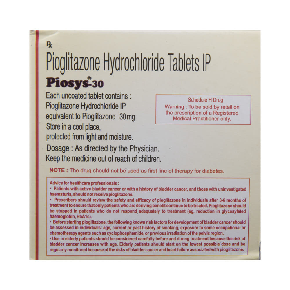 Piosys 30 Tablet