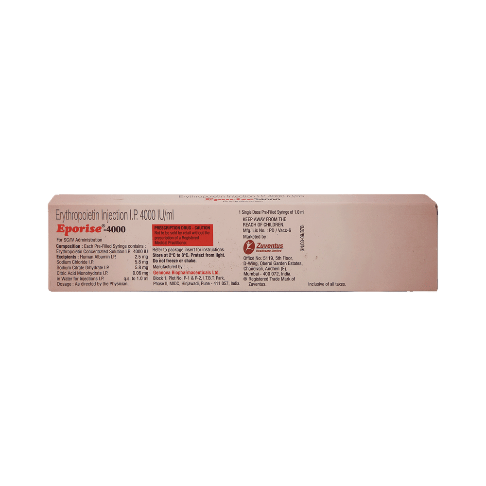 Eporise 4000 Injection