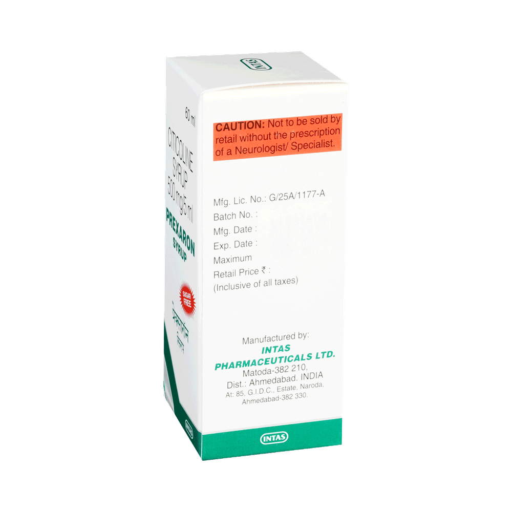 Prexaron Syrup Sugar Free