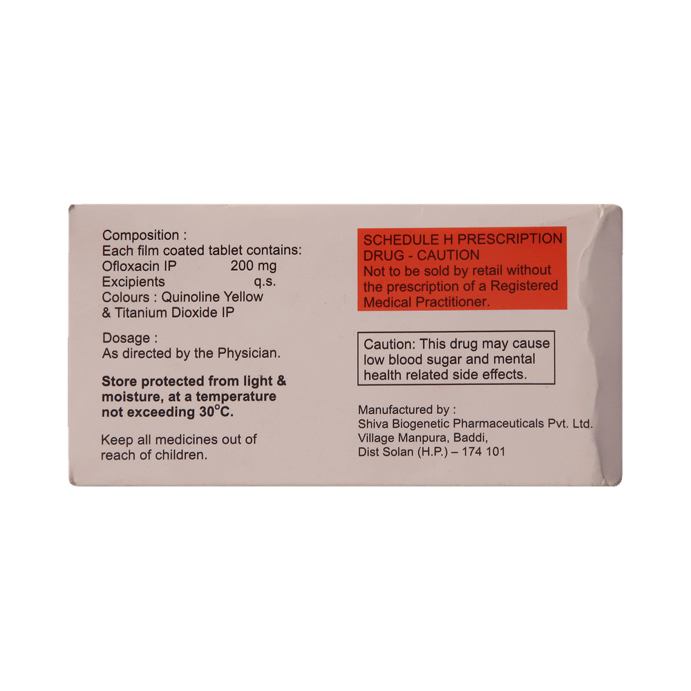 Oflokem 200mg Tablet