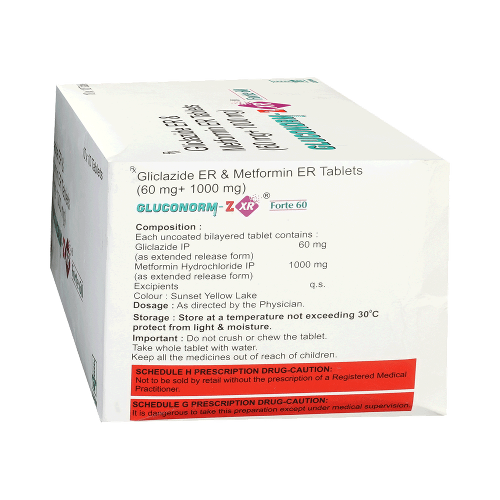 Gluconorm-Z XR Forte 60 Tablet