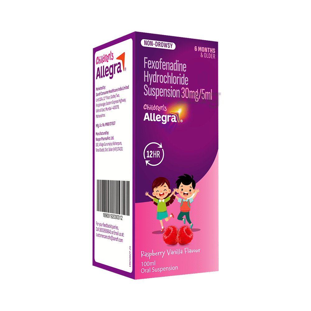 Allegra Suspension Raspberry & Vanilla