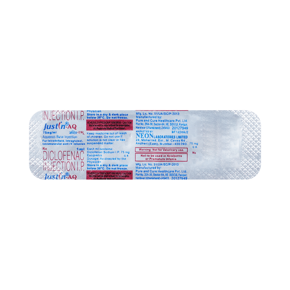 Justin AQ 75mg Injection
