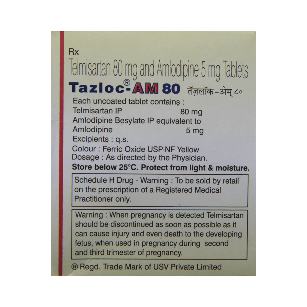 TAZloC-AM 80 Tablet