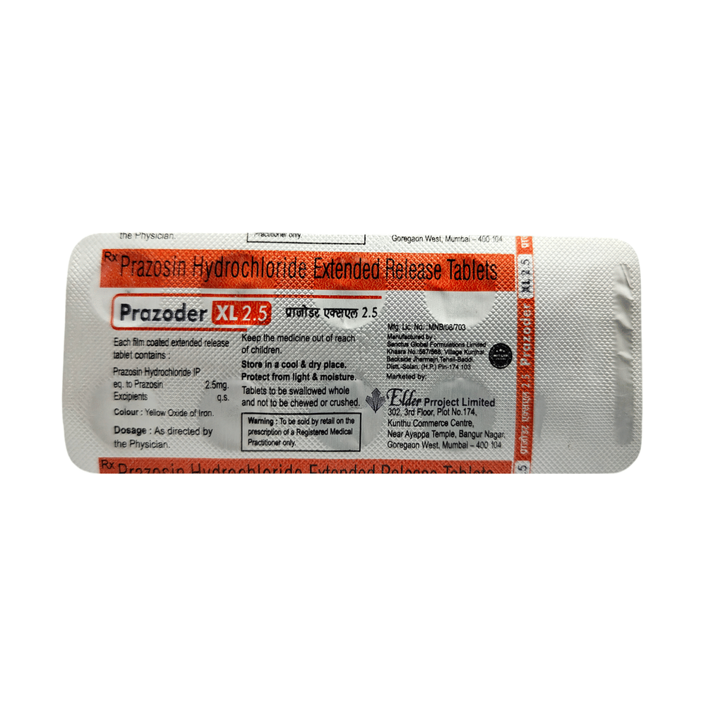 Prazoder XL 2.5 Tablet