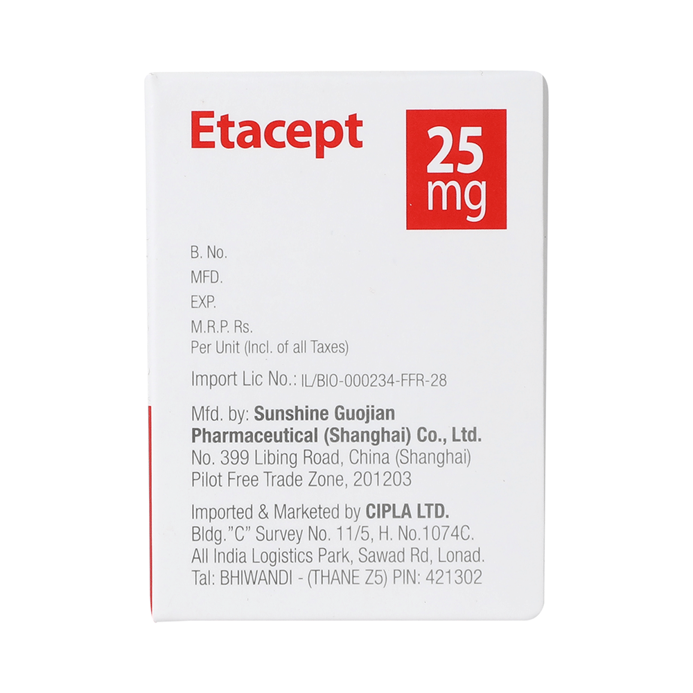 Etacept 25mg Injection