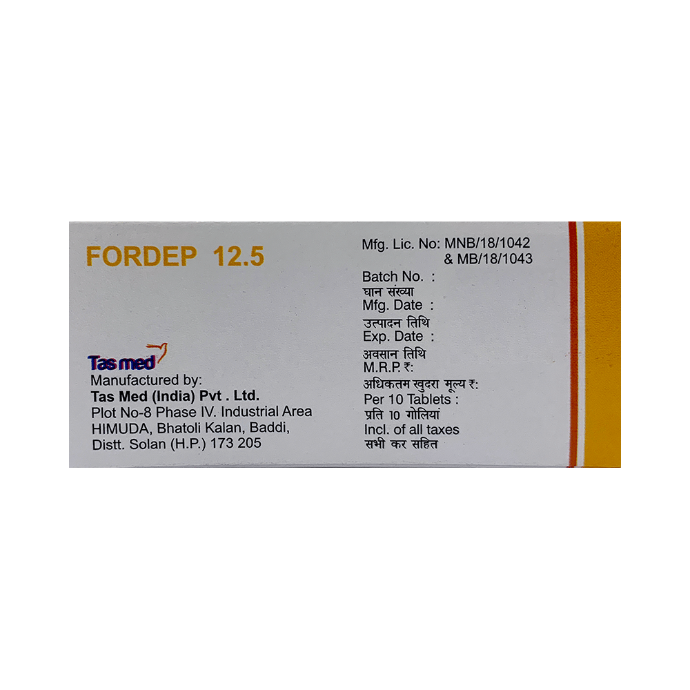 Fordep 12.5 Tablet SR