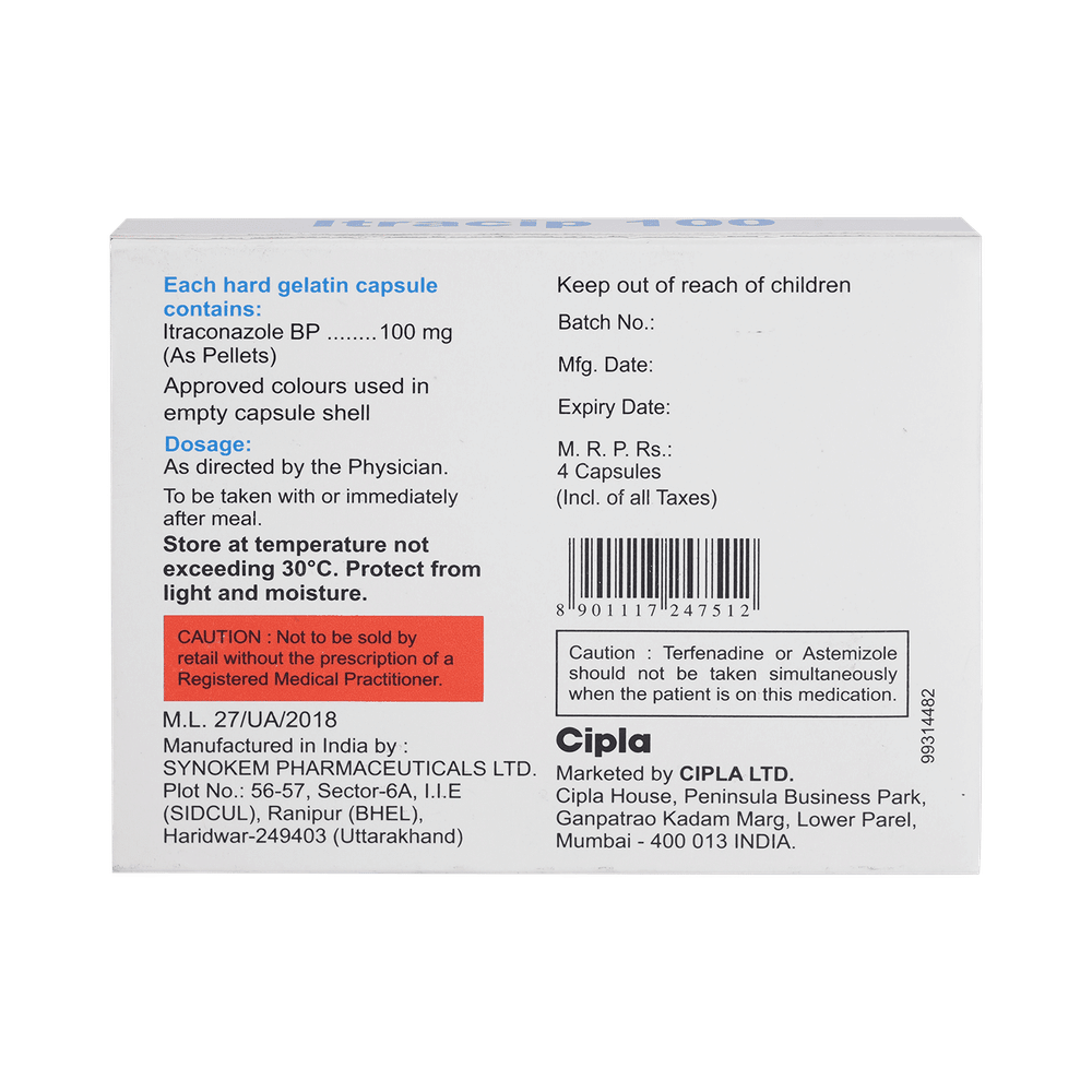 Itracip 100 Capsule