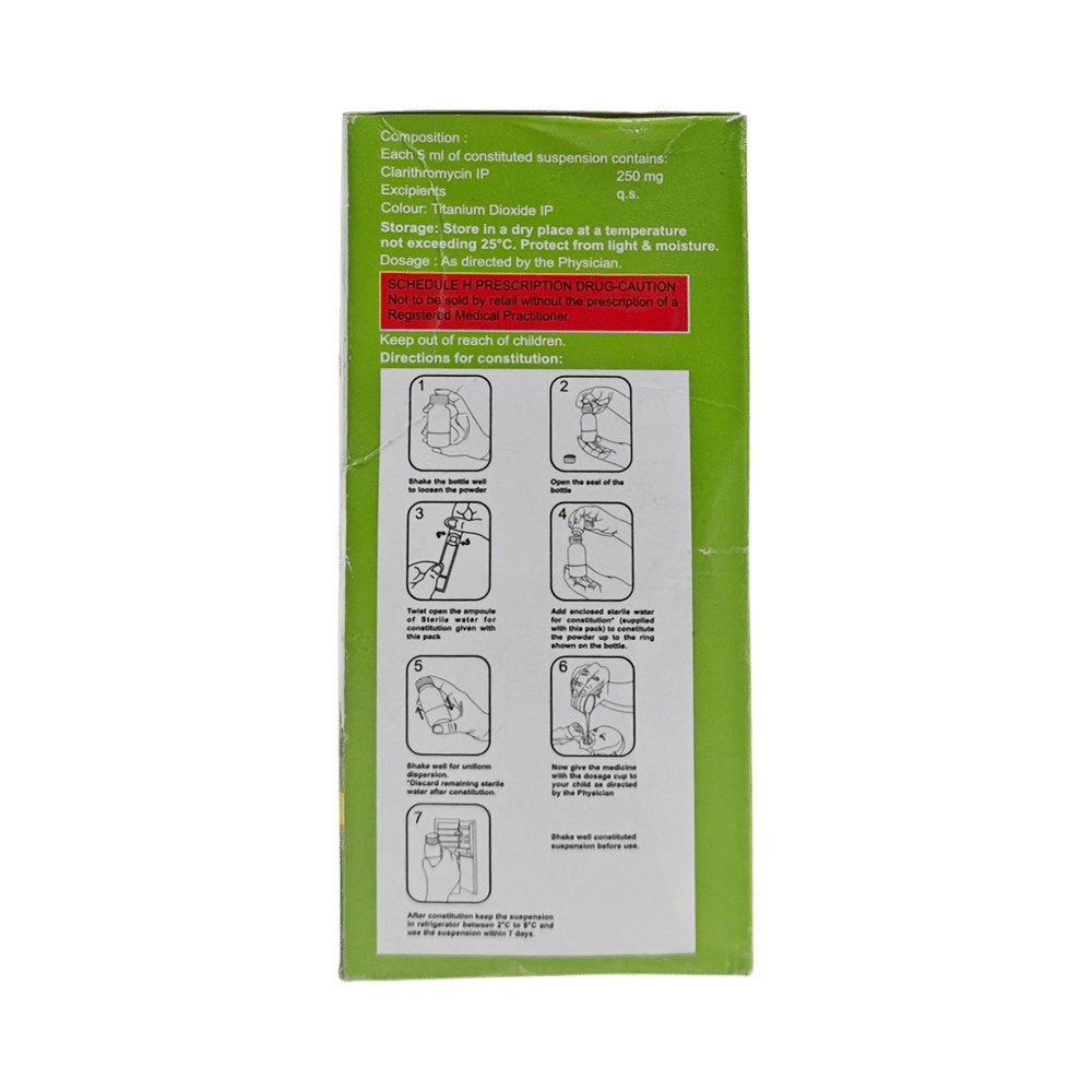 Clarinova 250mg Dry Syrup Mix Fruit