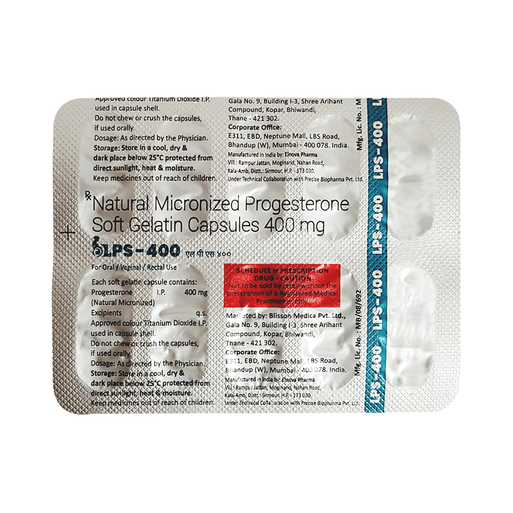 LPS 400 Soft Gelatin Capsule