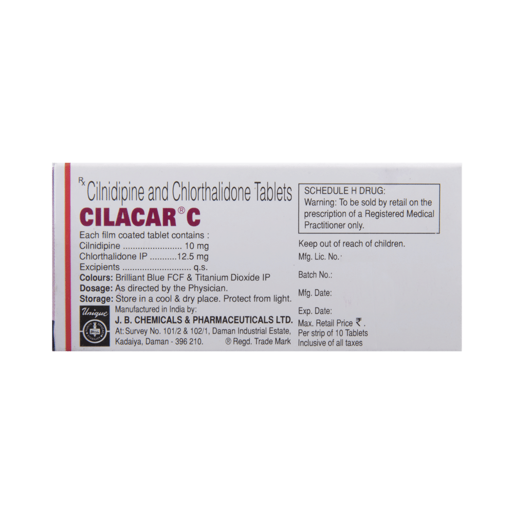 Cilacar C Tablet