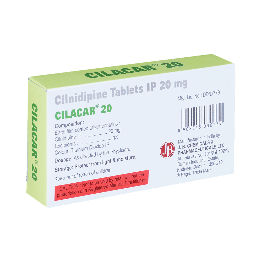 Cilacar 20 Tablet