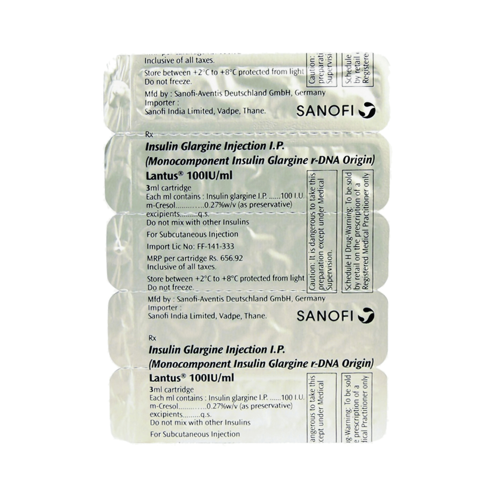 Lantus 100IU/ml Solution for Injection