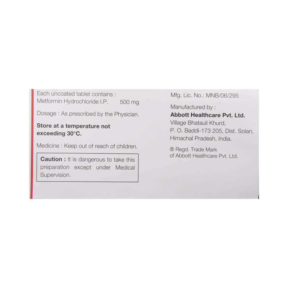 Gluformin 500 Tablet