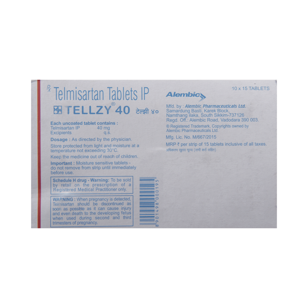 Tellzy 40 Tablet