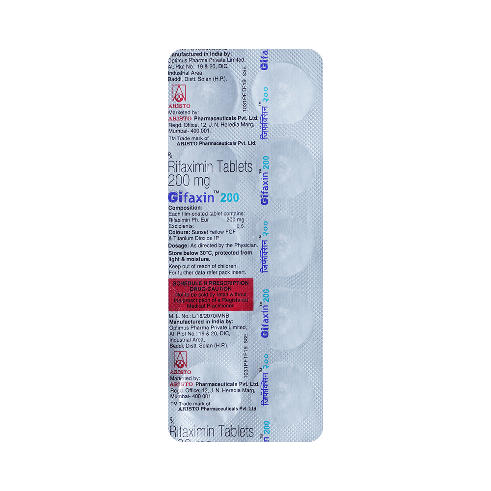 Gifaxin  200 Tablet