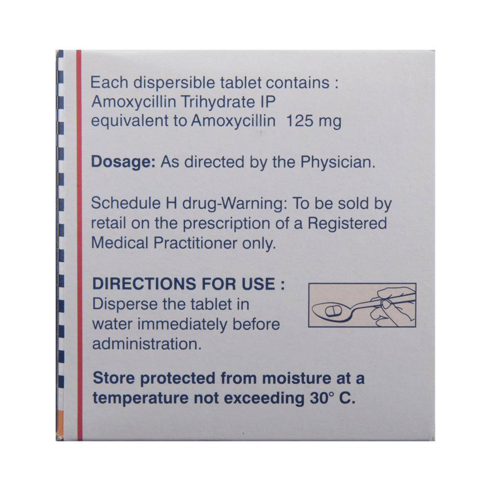 Mox Kid 125mg Tablet DT