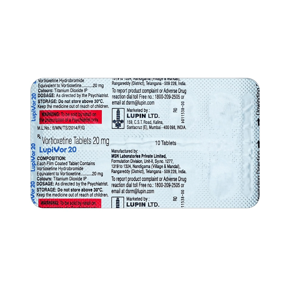 Lupivor 20mg Tablet